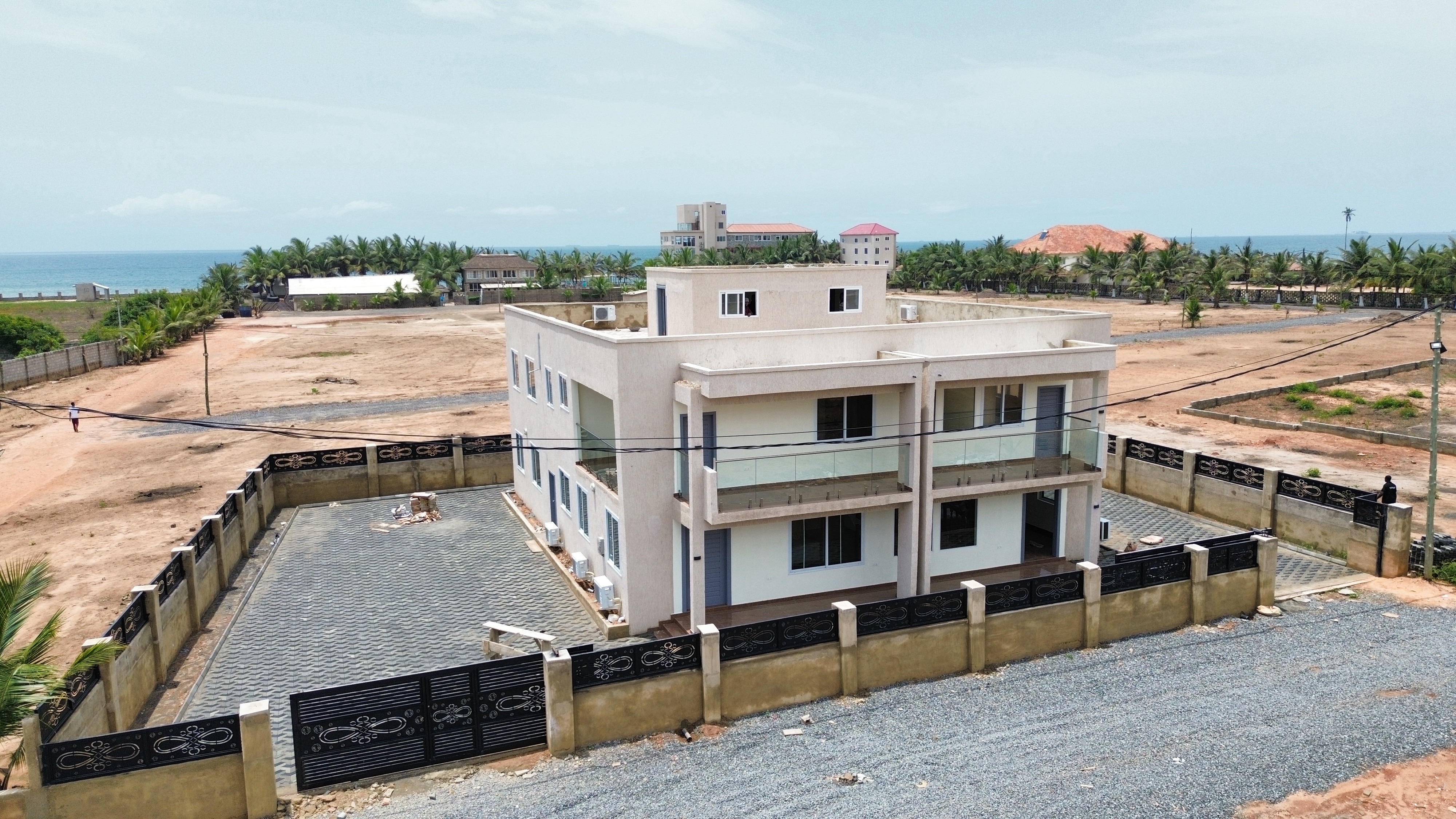 Luxury beachfront villa